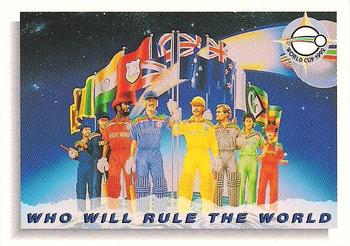 1993-94 Futera International Cricket #62 Who Will Rule the World Front
