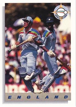 1993-94 Futera International Cricket #79 England Front