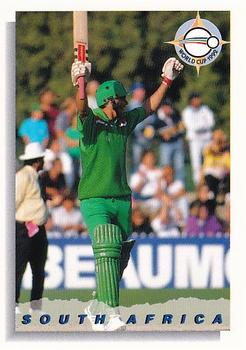 1993-94 Futera International Cricket #84 South Africa Front