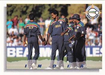 1993-94 Futera International Cricket #87 India Front