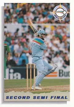 1993-94 Futera International Cricket #95 Second Semi Final Front