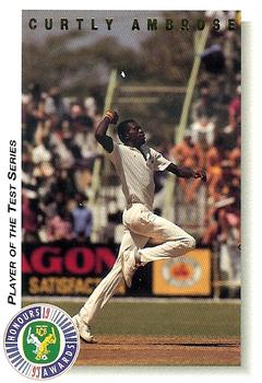 1993-94 Futera International Cricket - Honours Awards #111 Curtly Ambrose Front