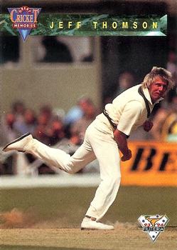 1993-94 Futera International Cricket - Great Cricket Memories #112 Jeff Thomson Front