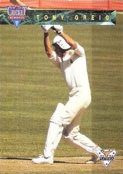 1993-94 Futera International Cricket - Great Cricket Memories #113 Tony Greig Front