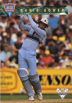 1993-94 Futera International Cricket - Great Cricket Memories #117 David Gower Front