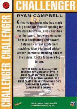 1998-99 Select Tradition Hobby Exclusive #41 Ryan Campbell Back