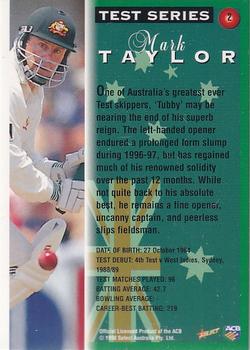 1998-99 Select Tradition Hobby Exclusive - Gold Parallel #2 Mark Taylor Back