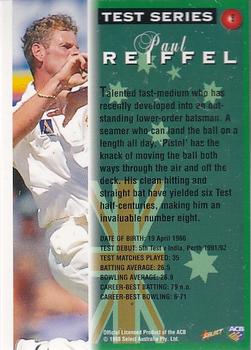 1998-99 Select Tradition Hobby Exclusive - Gold Parallel #9 Paul Reiffel Back
