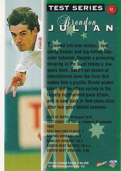 1998-99 Select Tradition Hobby Exclusive - Gold Parallel #13 Brendon Julian Back