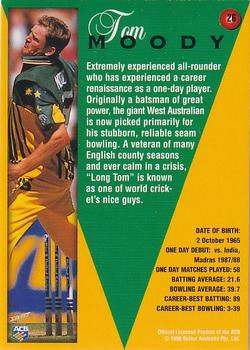 1998-99 Select Tradition Hobby Exclusive - Gold Parallel #26 Tom Moody Back