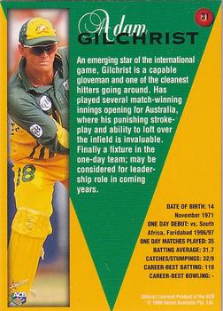 1998-99 Select Tradition Hobby Exclusive - Gold Parallel #31 Adam Gilchrist Back