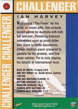 1998-99 Select Tradition Hobby Exclusive - Gold Parallel #44 Ian Harvey Back