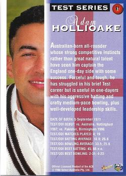 1998-99 Select Tradition Hobby Exclusive - Gold Parallel #61 Adam Hollioake Back
