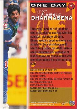 1998-99 Select Tradition Hobby Exclusive - Gold Parallel #73 Kumara Dharmasena Back