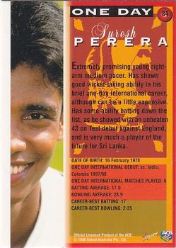 1998-99 Select Tradition Hobby Exclusive - Gold Parallel #84 Suresh Perera Back