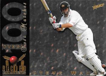 1998-99 Select Tradition Hobby Exclusive - Record Breakers #RB3 Steve Waugh Front