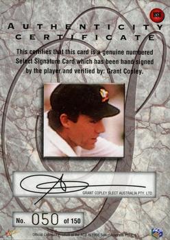 1998-99 Select Tradition Hobby Exclusive - Hero Signatures #HS6 Greg Chappell Back