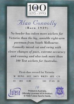 1996 Futera Victorian Cricket Association 1895-1995 #10 Alan Connolly Back