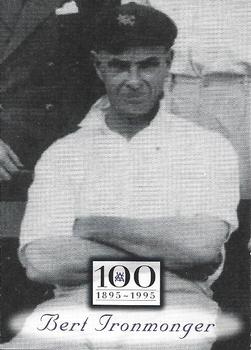 1996 Futera Victorian Cricket Association 1895-1995 #36 Bert Ironmonger Front