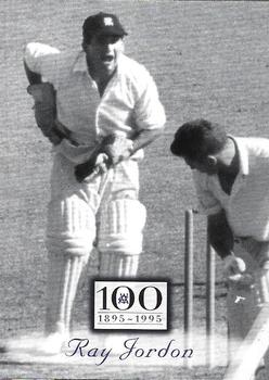 1996 Futera Victorian Cricket Association 1895-1995 #41 Ray Jordon Front