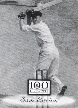 1996 Futera Victorian Cricket Association 1895-1995 #49 Sam Loxton Front