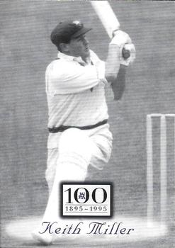 1996 Futera Victorian Cricket Association 1895-1995 #61 Keith Miller Front
