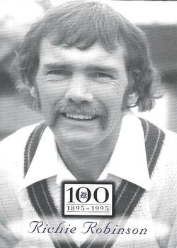 1996 Futera Victorian Cricket Association 1895-1995 #76 Richie Robinson Front