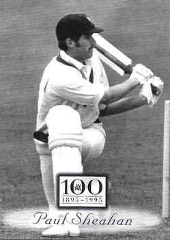 1996 Futera Victorian Cricket Association 1895-1995 #81 Paul Sheahan Front