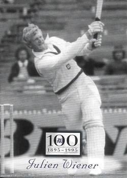 1996 Futera Victorian Cricket Association 1895-1995 #97 Julien Wiener Front