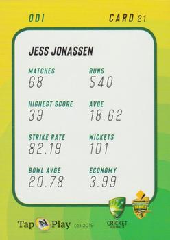 2019-20 Tap 'N' Play CA/BBL #21 Jess Jonassen Back