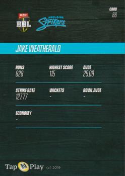2019-20 Tap 'N' Play CA/BBL #66 Jake Weatherald Back