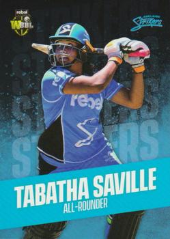 2019-20 Tap 'N' Play CA/BBL #73 Tabatha Saville Front
