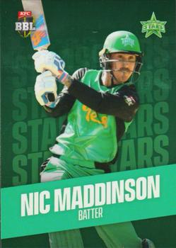 2019-20 Tap 'N' Play CA/BBL #134 Nic Maddinson Front