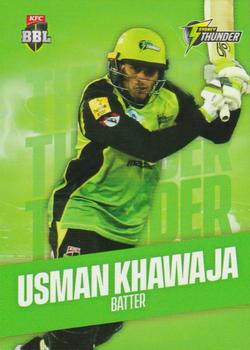 2019-20 Tap 'N' Play CA/BBL #187 Usman Khawaja Front