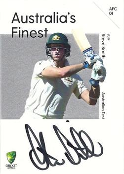 2019-20 Tap 'N' Play CA/BBL - Australia's Finest #AFC01 Steve Smith Front