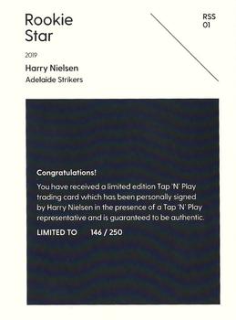 2019-20 Tap 'N' Play CA/BBL - Rookie Signatures #RSS 01 Harry Nielsen Back