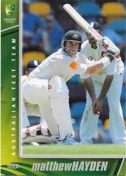 2003-04 Elite Sports Cricket Australia #07 Matthew Hayden Front