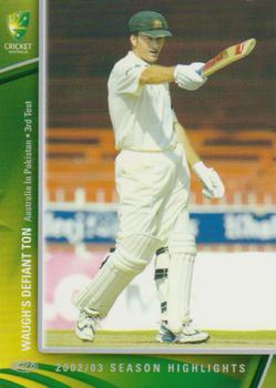 2003-04 Elite Sports Cricket Australia #63 Steve Waugh Front