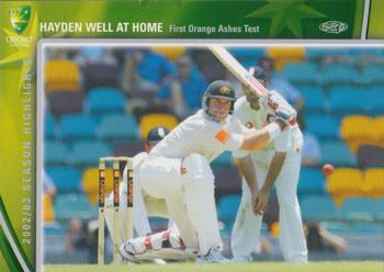 2003-04 Elite Sports Cricket Australia #64 Matthew Hayden Front