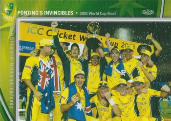 2003-04 Elite Sports Cricket Australia #72 Ponting's Invincibles Front