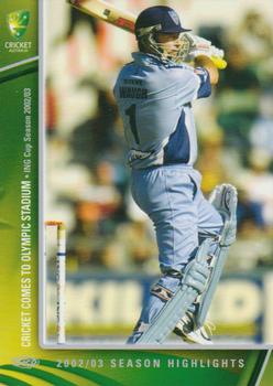 2003-04 Elite Sports Cricket Australia #80 Steve Waugh Front