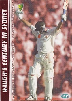 2003-04 Elite Sports Cricket Australia - Great Moments #GM2 Steve Waugh Front