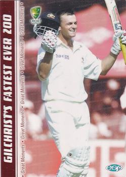 2003-04 Elite Sports Cricket Australia - Great Moments #GM3 Adam Gilchrist Front