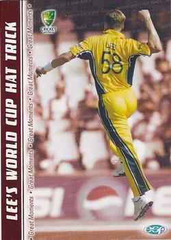 2003-04 Elite Sports Cricket Australia - Great Moments #GM5 Brett Lee Front