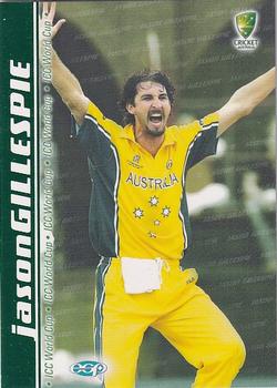 2003-04 Elite Sports Cricket Australia - 2003 ICC World Cup #WC6 Jason Gillespie Front