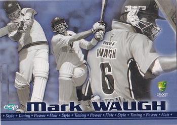 2003-04 Elite Sports Cricket Australia - Tribute Card #TC1 Mark Waugh Front