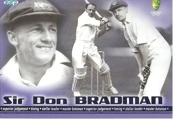 2003-04 Elite Sports Cricket Australia - Tribute Card #TC2 Sir Don Bradman Front