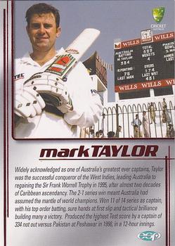 2003-04 Elite Sports Cricket Australia - Case Card #CC2 Mark Taylor Front