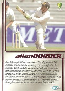 2003-04 Elite Sports Cricket Australia - Case Card #CC3 Allan Border Front