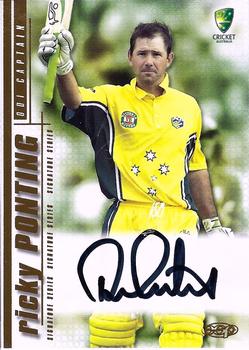 2003-04 Elite Sports Cricket Australia - Signature Series #SS01 Ricky Ponting Front